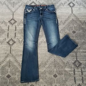 "Betty" Mid-rise boot slim: Rock Revival